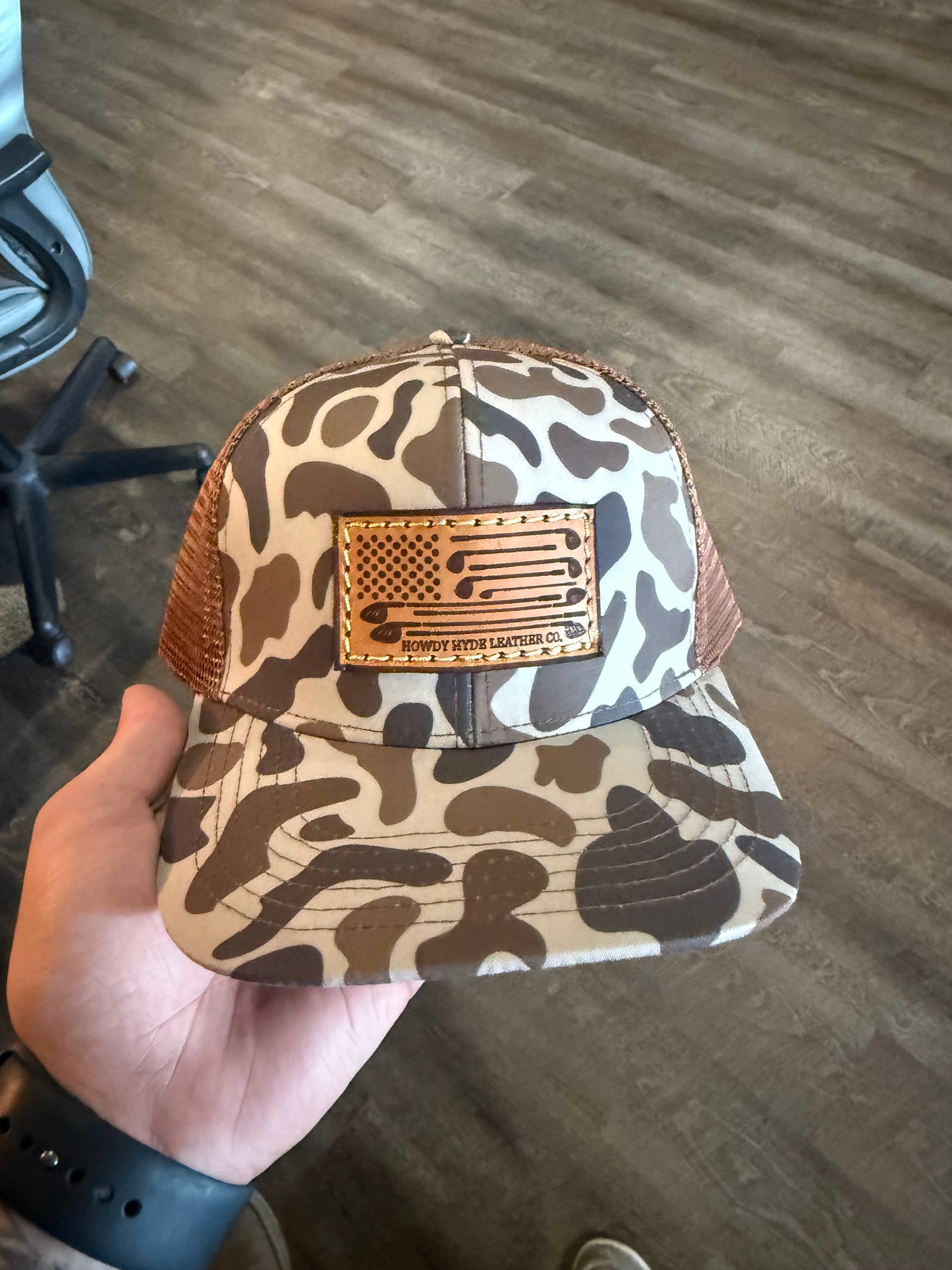 Lost Slough & Chocolate Golf Patched Hat