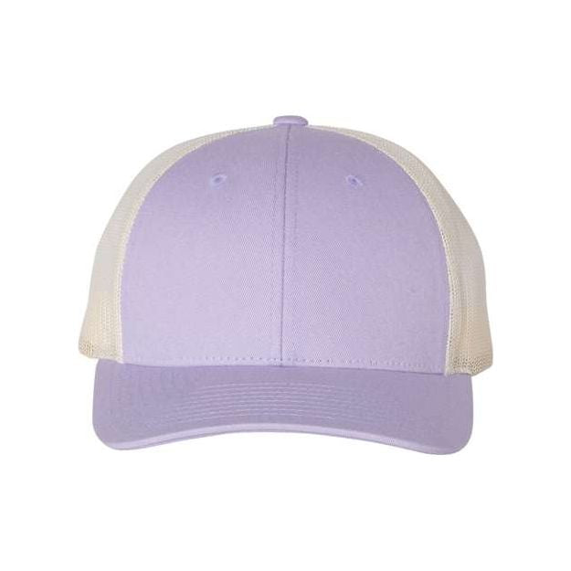 Lilac/ Birch Richardson 115 low-profile trucker hat