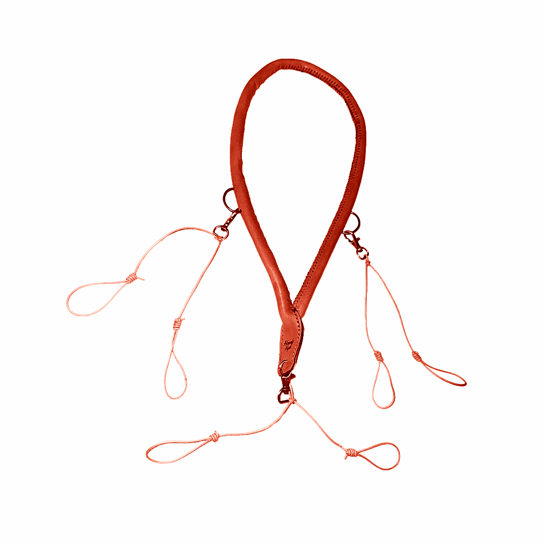 Round Leather Duck Call Lanyard