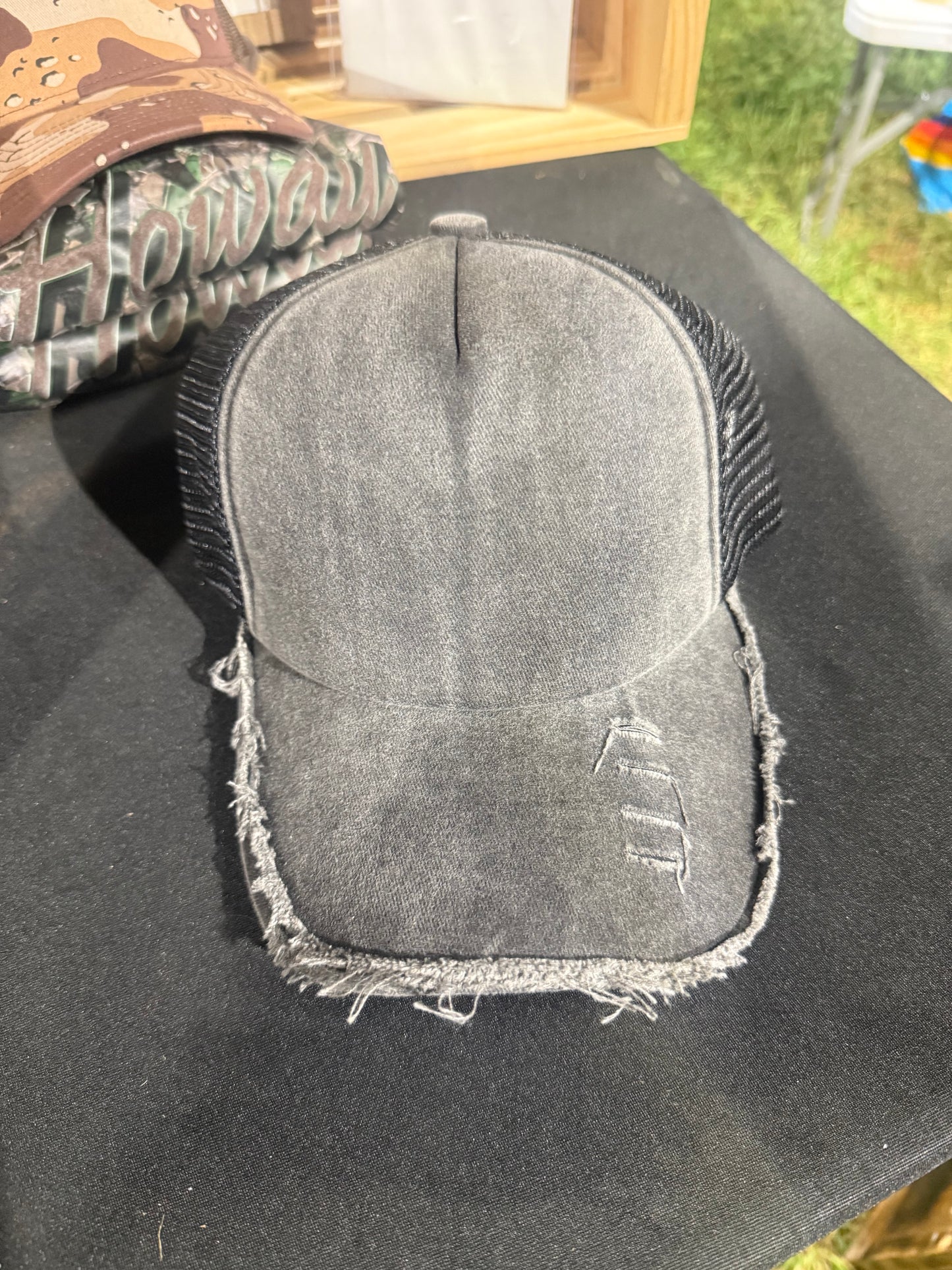 Distressed Black Hat