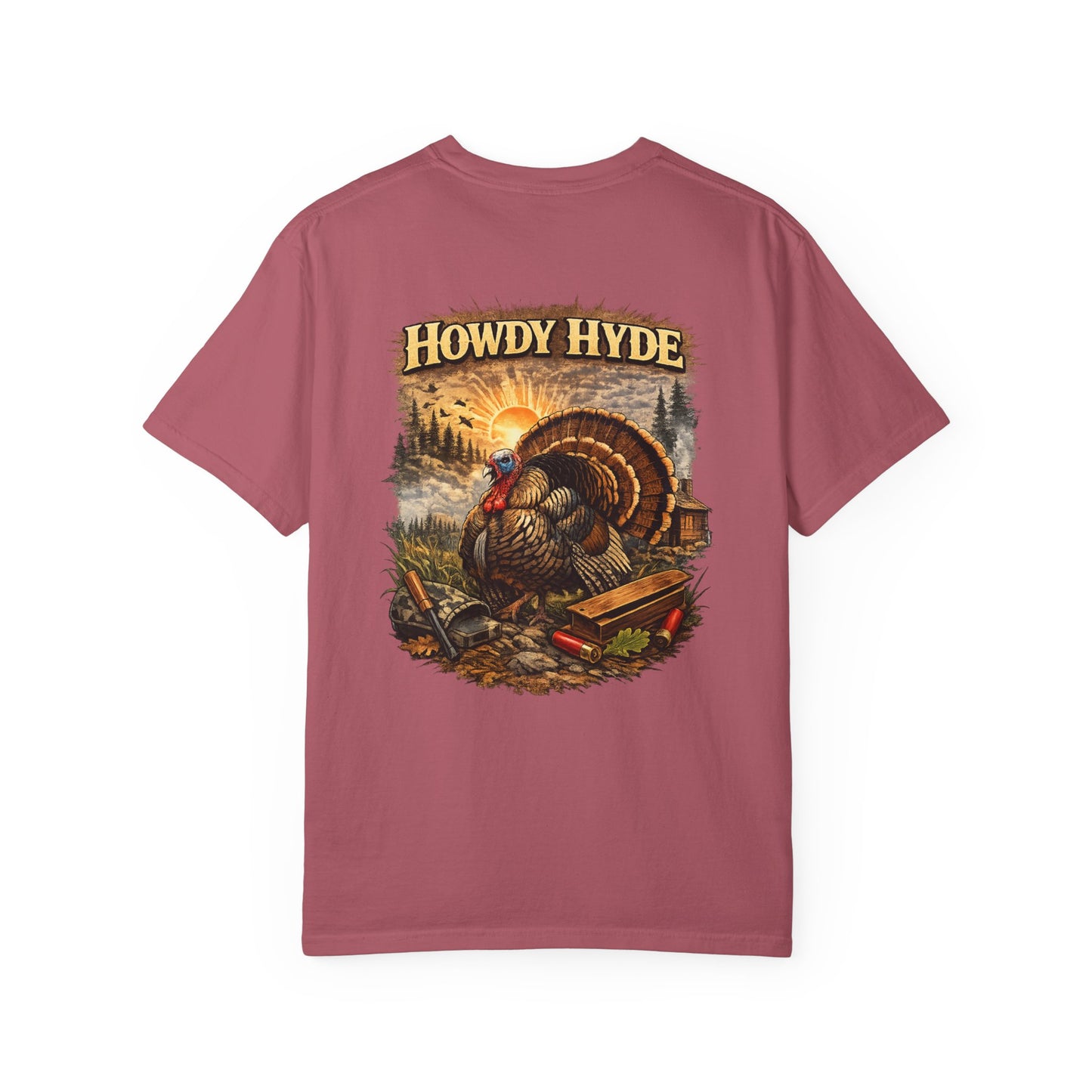Howdy Hyde Turkey Illustration T-Shirt