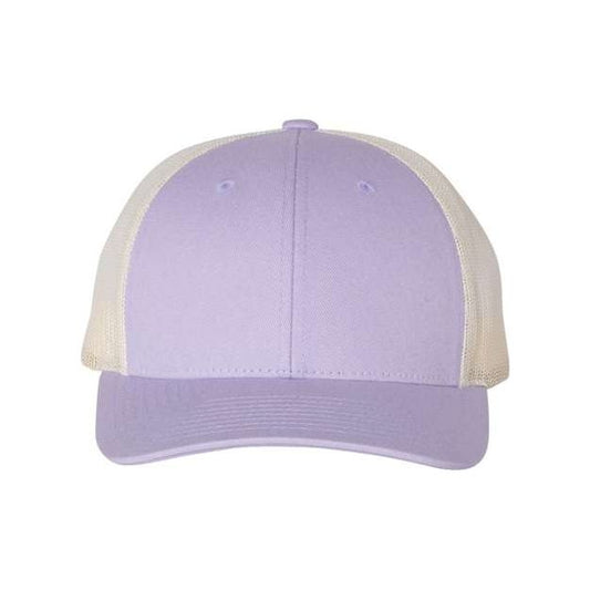 Lilac/ Birch Richardson 115 low-profile trucker hat