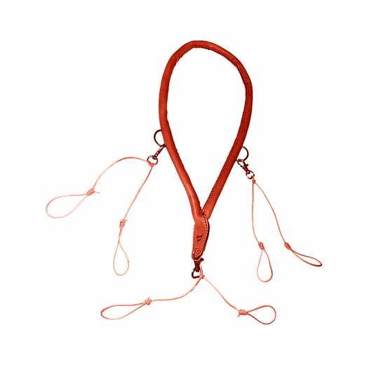 Round Leather Duck Call Lanyard