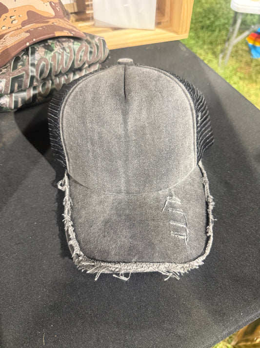 Distressed Black Hat