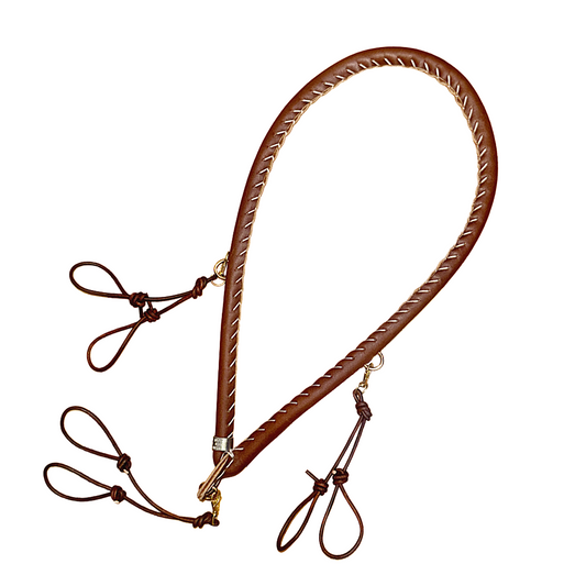 Round Leather Duck Call Lanyard